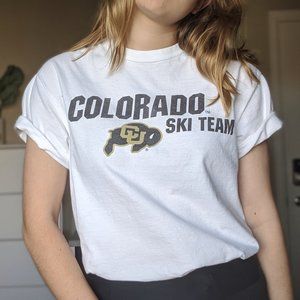 cu boulder ski team t-shirt!